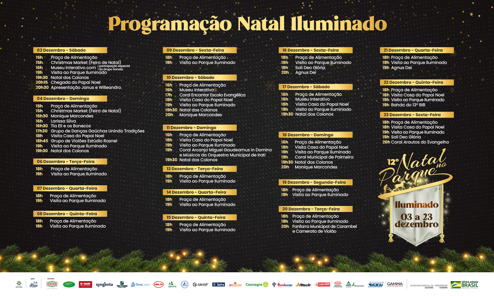 Programação de Natal Atualizada [12.12.22)